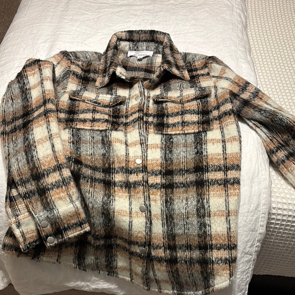 BB Dakota Multicolor Plaid Shirt Jacket